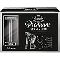 Los mejores  - Wilkinson Sword Kit de afeitado Clásico manual - Set regalo para hombres con maquinilla vintage + 5 cuchillas de doble…